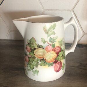 VINTAGE EDWIN M KNOWLES CHINA CO. FRUTI PITCHER